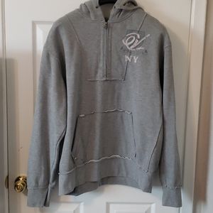 Varcity athletics half zip hoodie